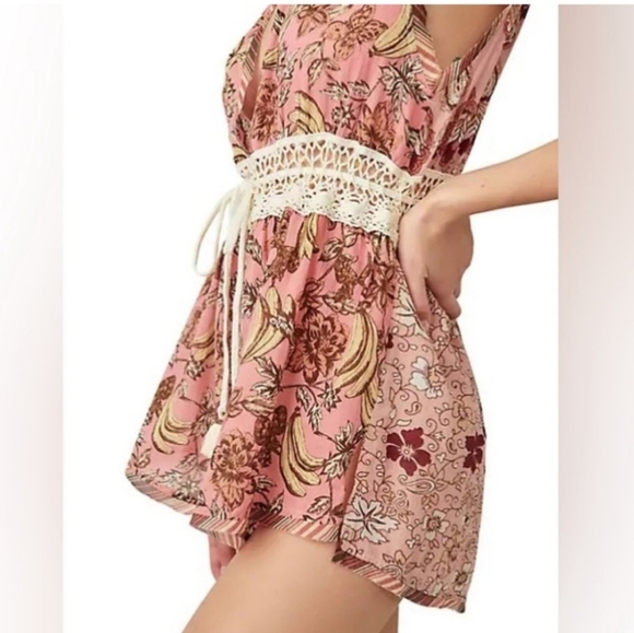 NWOT Intimately FREE PEOPLE Watching Waves  Romper in Mauve - S - Picture 3 of 13